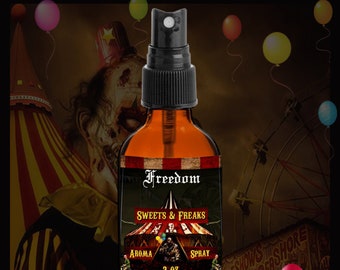 Freedom Chasers Sweets and Freaks Scent - Body, Linen, Room and Aroma Spray - Organic & Natural