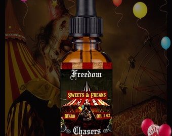 Freedom Chasers Organic and Natural Beard Oil Sweets & Freaks 1 oz Bottle