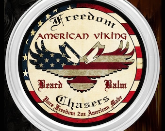 Freedom Chasers Organic and Natural Beard Balm American Viking Scent