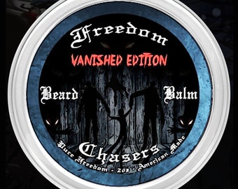 Freedom Chasers Organic & Natural Beard Balm Vanished Edition (Scentless) 2oz Tin