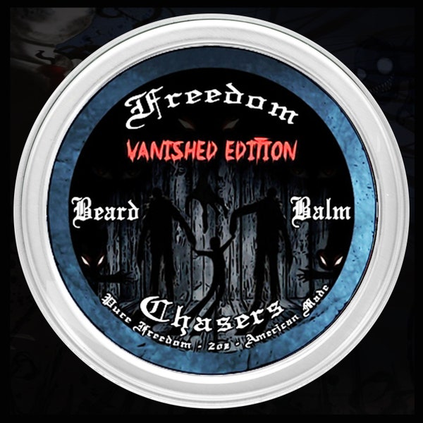 Freedom Chasers Organic - Natural Beard Balm Vanished Edition (Scentless) 2oz Étain