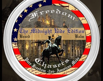 Freedom Chasers Organic & Natural Beard Balm The Midnight Ride Edition Scent