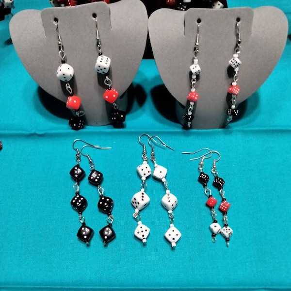 Dice Earrings Etsy