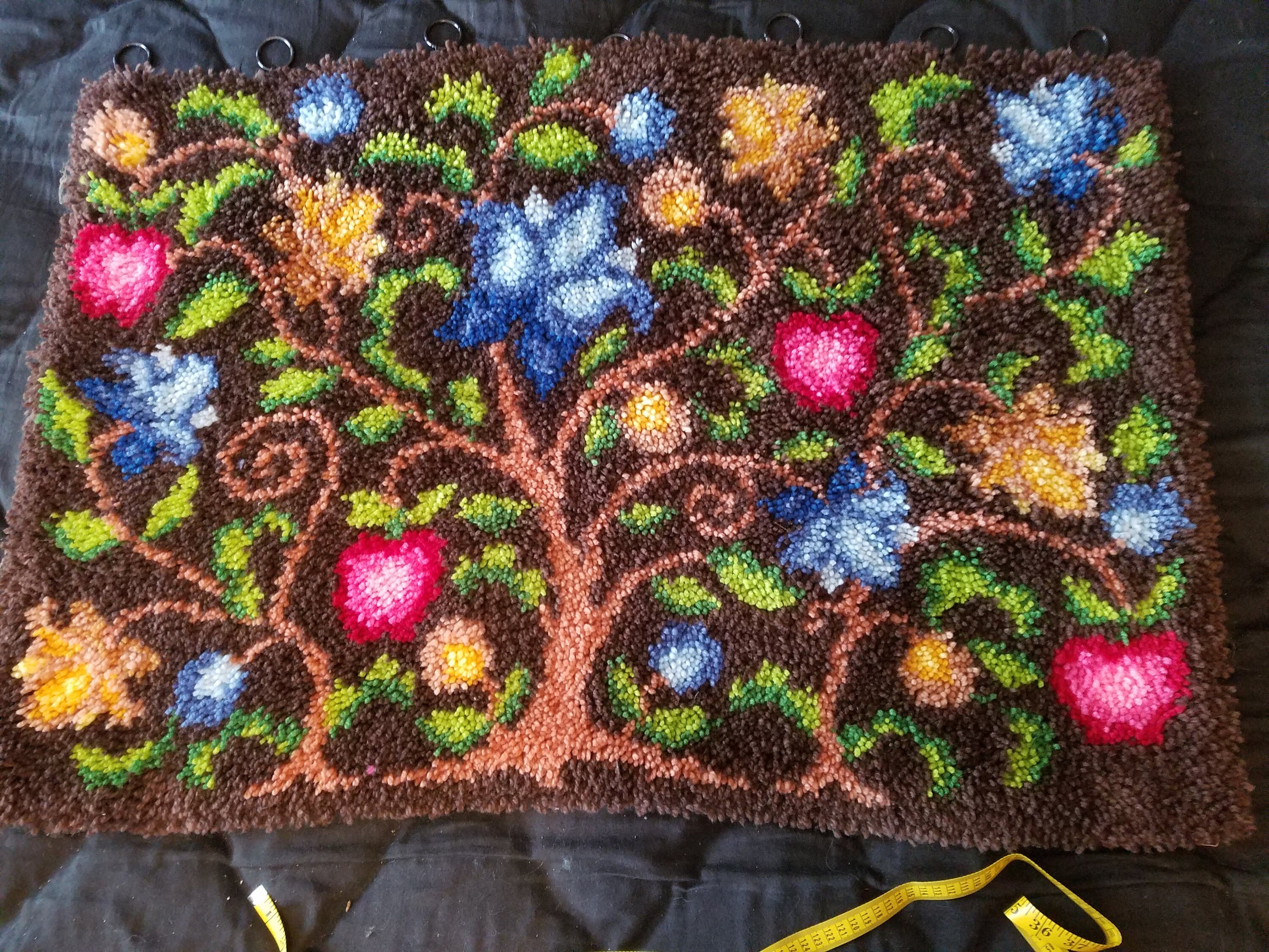 Tree of Life Latch Hook Rug Etsy