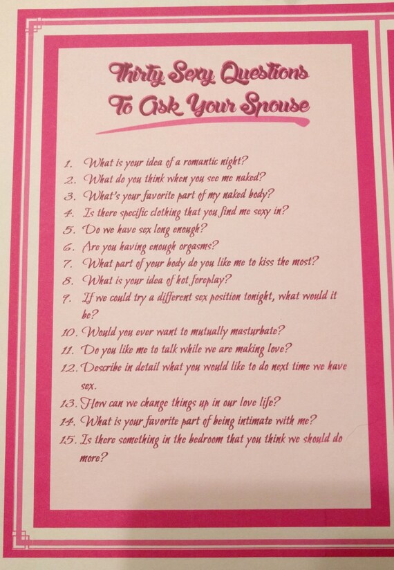 Sexy questions for your boyfriend