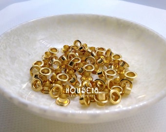 4.5mm Gold Tone Brass Eyelet 500 PCS