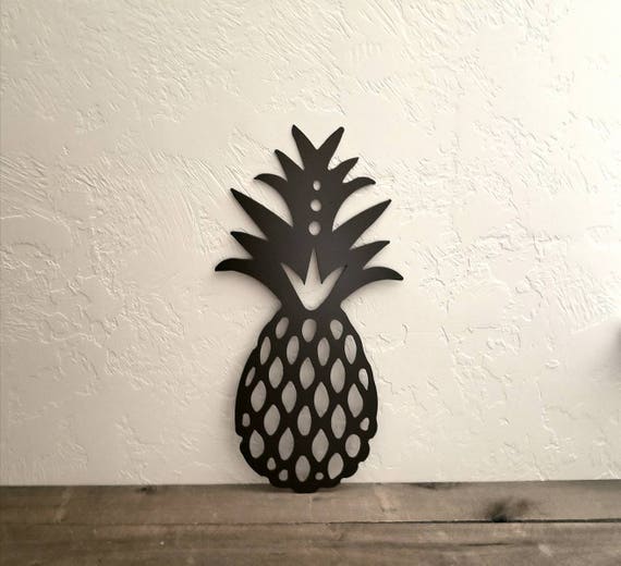 Metal Pineapple Decor Wall Art Hawaii Pineapple Decoration Etsy