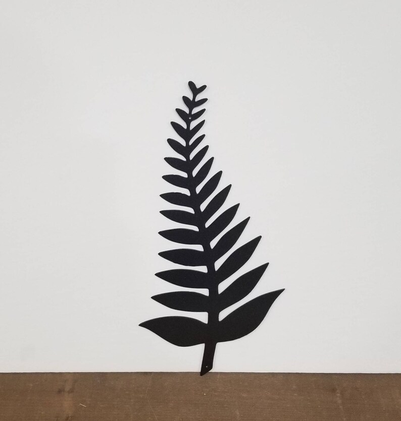 Tropical Palm Leaf Decor Coastal Art Home Metal Wall Hanging Hawaiian Office Cutout