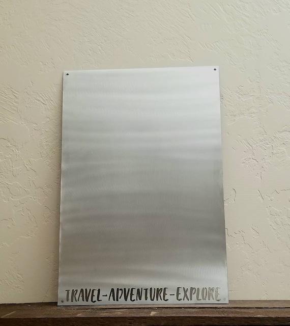 Travel Magnet Board Travel Adventure Explore Metal Wall Board