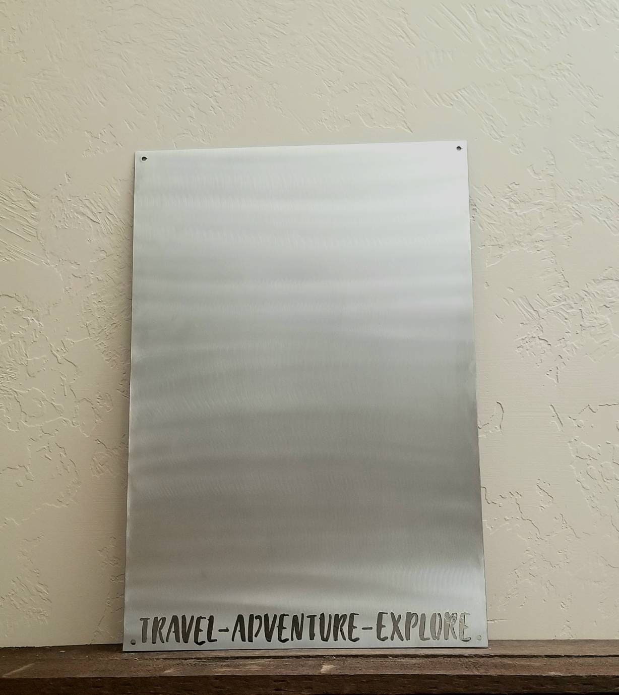 Travel Magnet Board Travel Adventure Explore Metal Wall Board Picture Magnet  and Memory Board Gift for Traveler Custom Metal Sign 