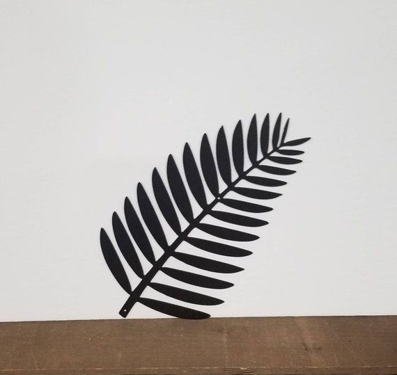 Palm Tree Leaf Metal Wall Art Decor Hawaiian Coastal Tropical Pool House Beach