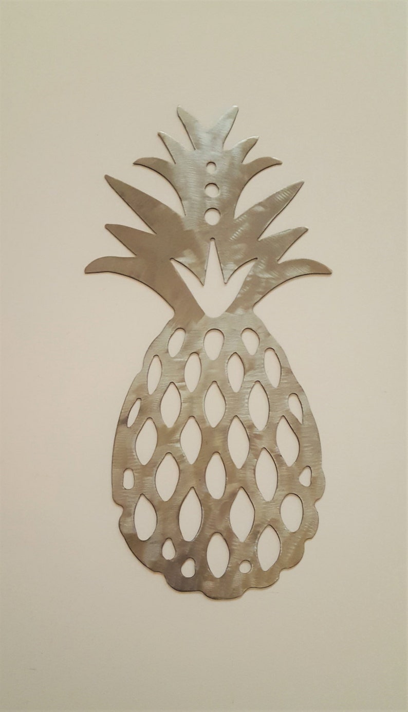 Metal Pineapple Decor Wall Art Hawaii Pineapple Decoration Etsy