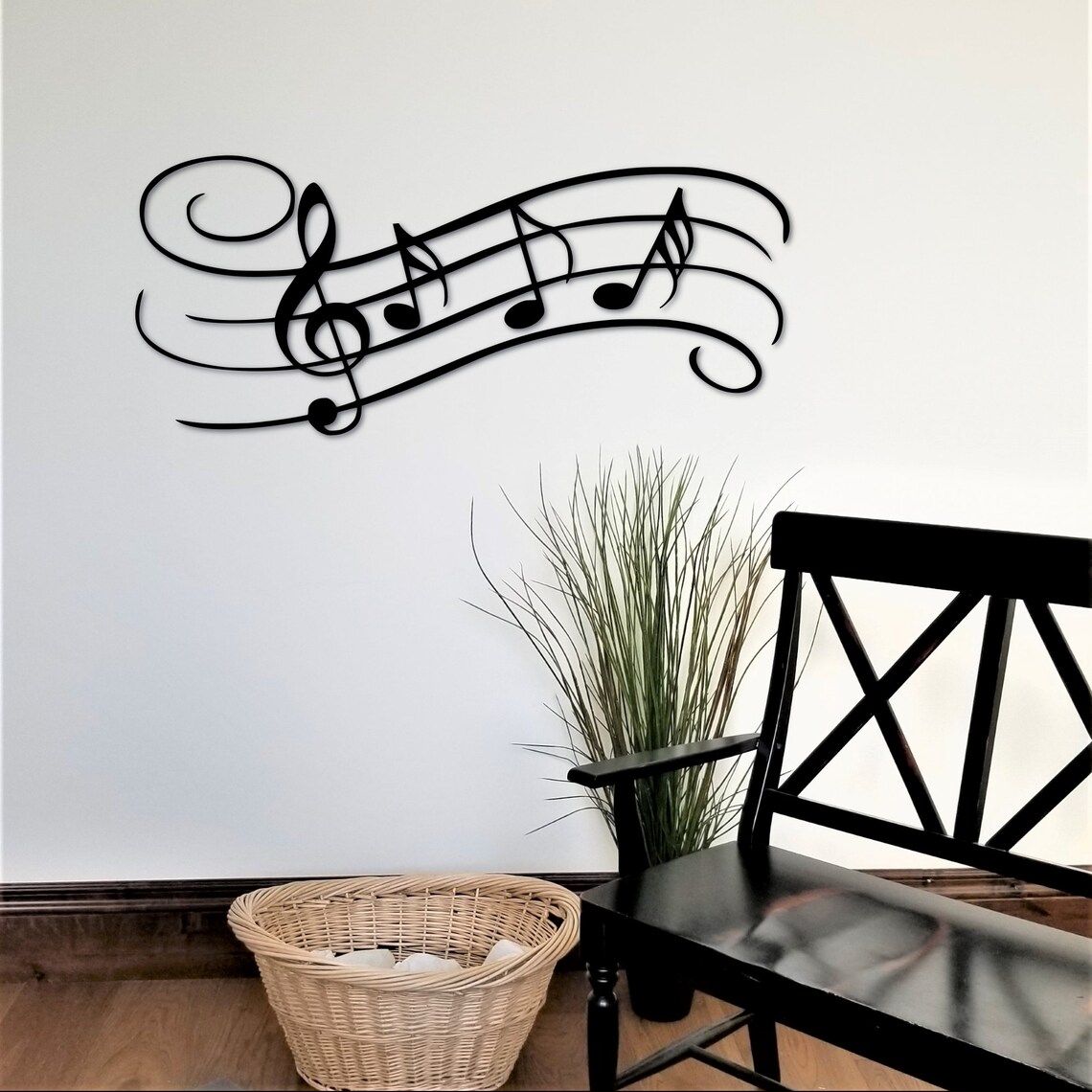 Music Notes Metal Wall Art Musician Gifts Play Musician Etsy Canada