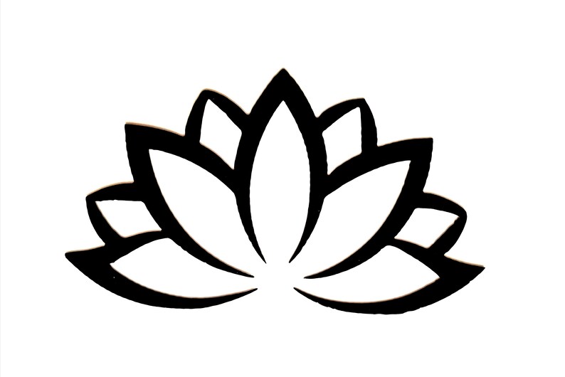 Lotus Flower Metal Wall Art Yoga Decor Metal Lotus Flower Art Wall Decor Lotus Flower Gift Yoga Studio Wall Hanging Lotus Flower Mandala Wall Decals Murals Home Living Dalasmaker Se