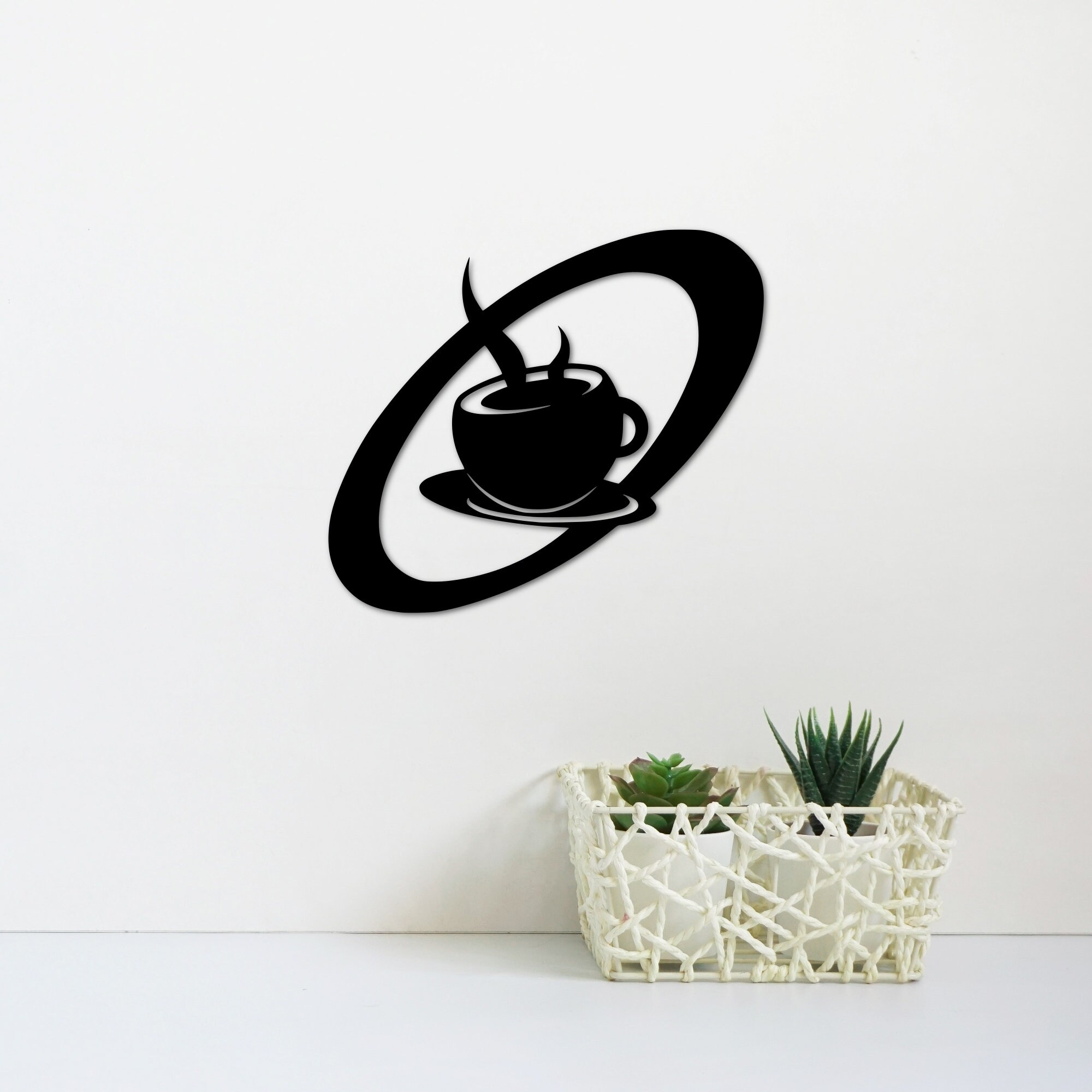 Coffee Cup Wall Decor Metal Coffee Sign Wall Art Coffee Gift Etsy