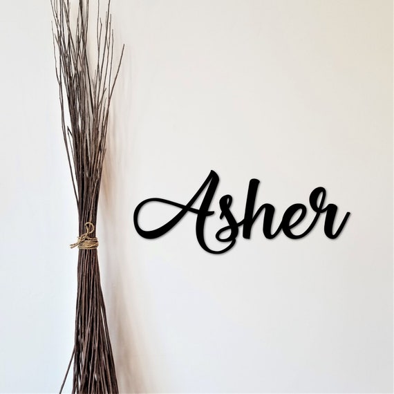 Custom First Name Sign Metal Wall Decor Personalized Name Gift Etsy