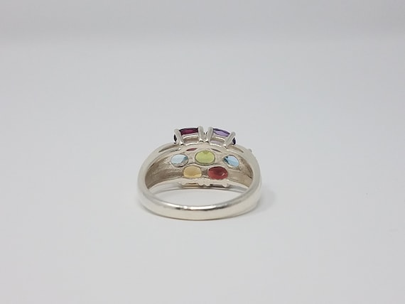 Healing Chakra Ring Size 9/Sterling Silver/3.5ct … - image 5