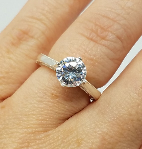 Etsy cubic zirconia shop engagement rings