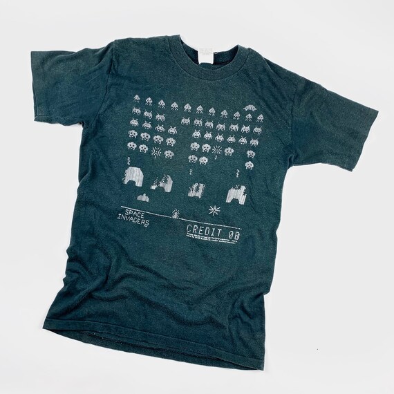 Vintage space invaders t shirt Clearance