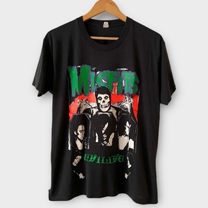 1980s Misfits Vintage Band Tour Punk Tee Shirt 80s Danzig