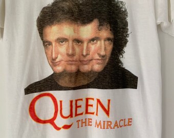 1992☆Queen☆ヴィンテージ クイーン The Miracle Tee L ❌SOLD❌ 1992 queen - the miracle size xlarge 71x57.5cm