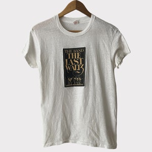 1976 The Last Waltz (Martin Scoresese) The Band Concert Doc Vintage Tee Shirt 1970s 70s