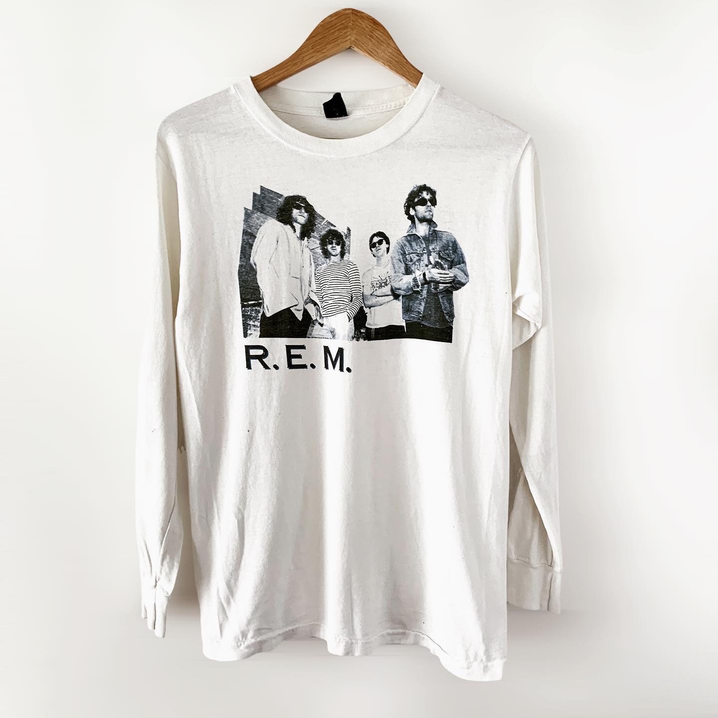 1986 REM Vintage Tour Band Promo Long Sleeve Tee Shirt 80s Etsy España