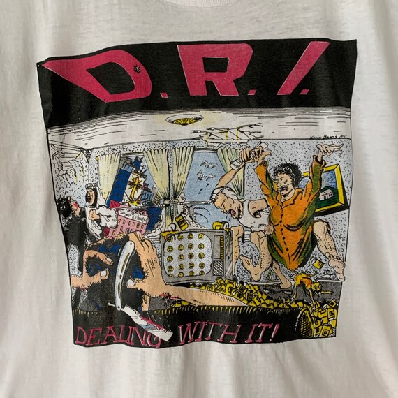 1985 D.R.I. "Dealing With It" Vintage Band Rock S… - image 5