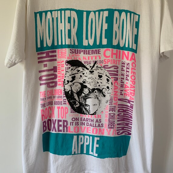 1990 Mother Love Bone "Apple" Vintage Tour Band G… - image 2