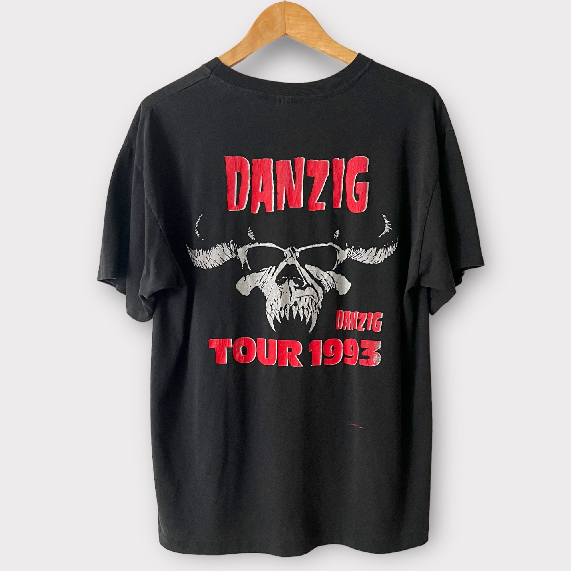 1993 Danzig Vintage Tour Band Punk Rock Tee Shirt 90s 1990s 