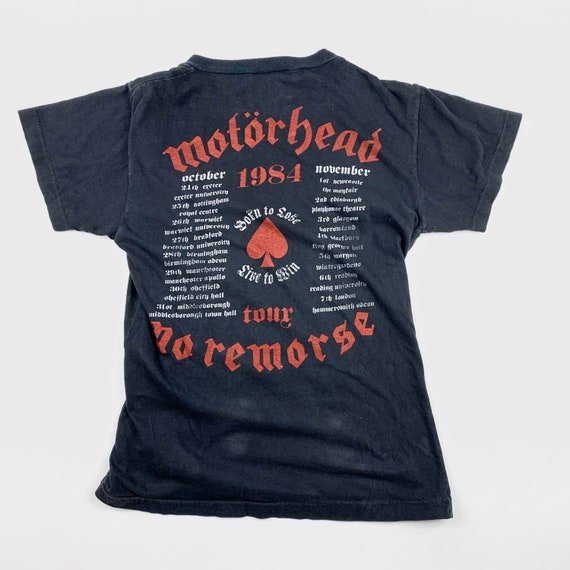 1984 Motorhead "No Remorse" Vintage Tour Band Roc… - image 2