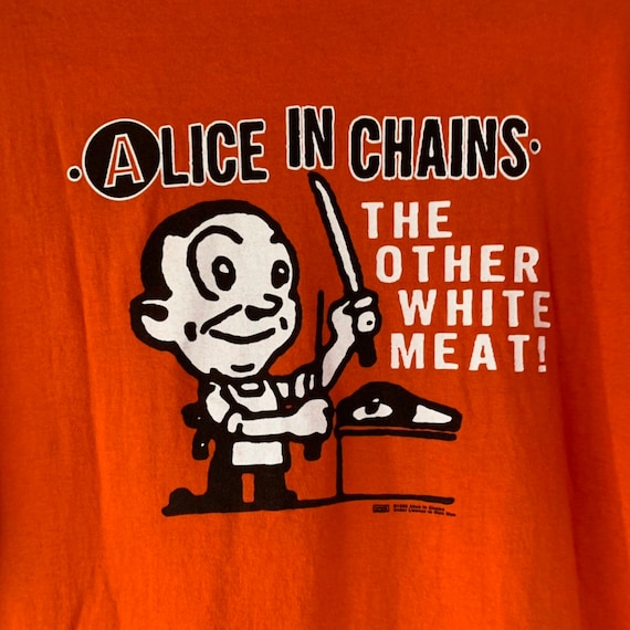 1996 Alice In Chains Vintage Band Rock Tour Tee S… - image 3