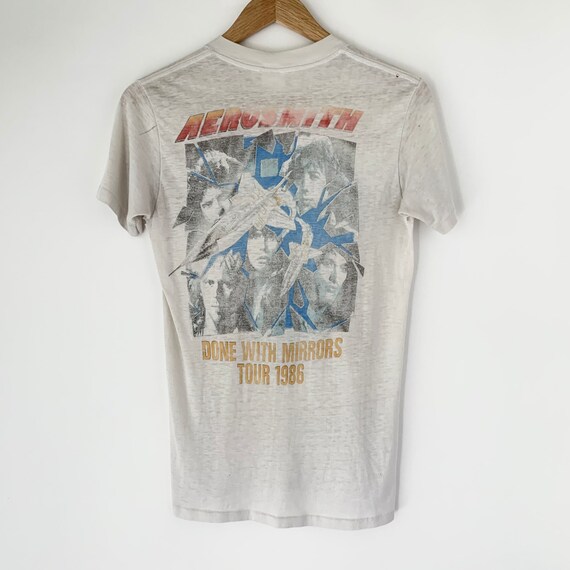 1986 Aerosmith Vintage Tour Band Rock Tee Shirt 80s 1980s - Etsy