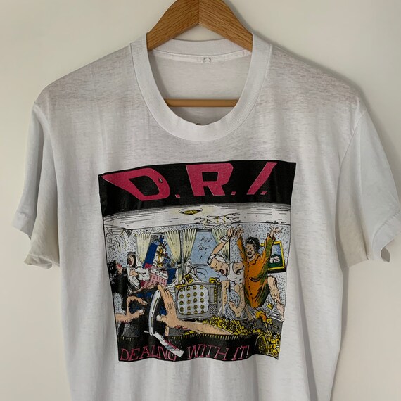 1985 D.R.I. "Dealing With It" Vintage Band Rock S… - image 3