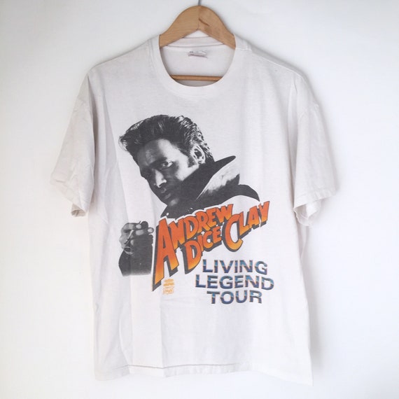 1991 Andrew Dice Clay "Living Legend" Tour Shirt 9