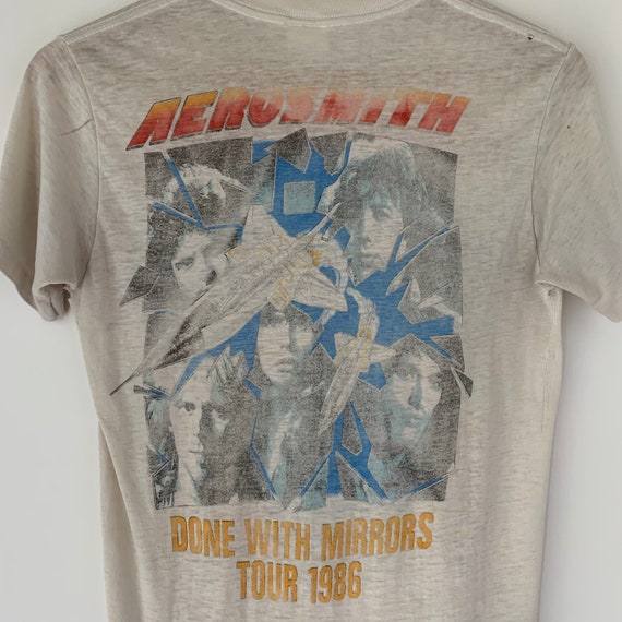 エアロスミスWBCN 1986記念Tシャツ