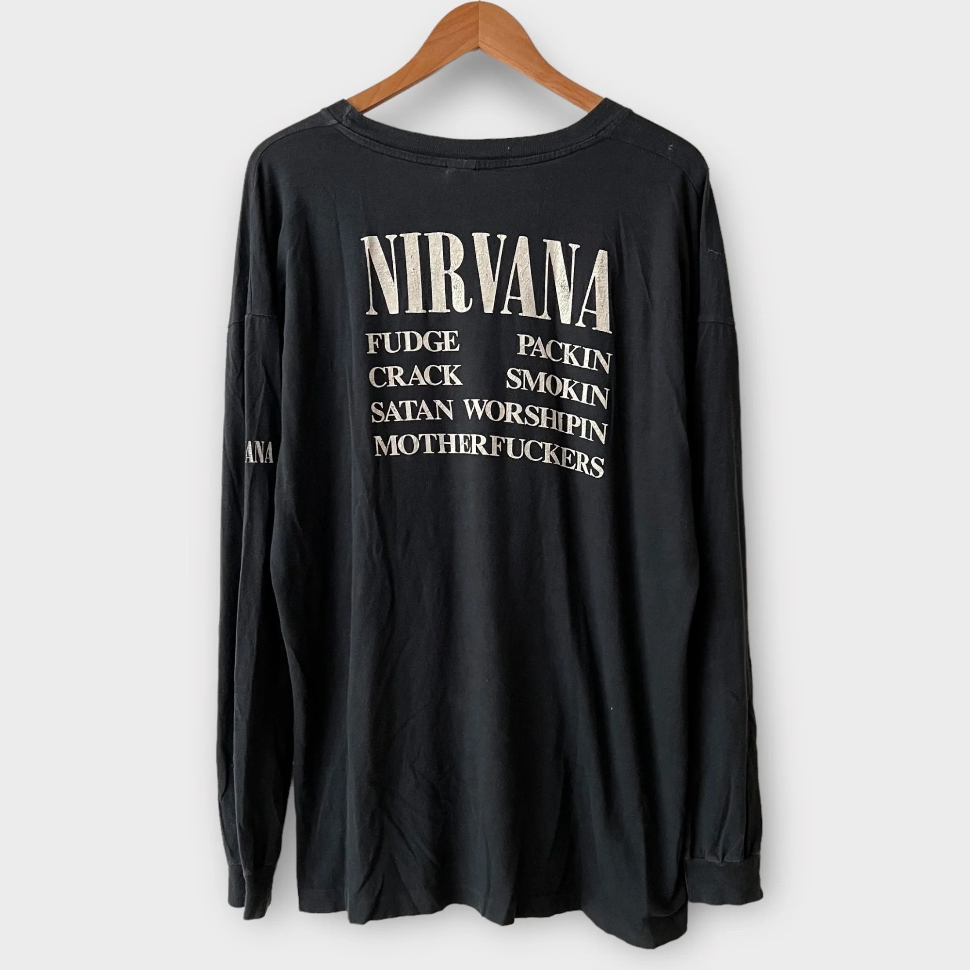 1990 Nirvana Vestibule Sub Pop Bleach Era UK Tour Vintage Band