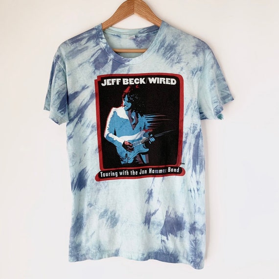 1976 Jeff Beck "Wired" Vintage Tour Rock Shirt 70… - image 1