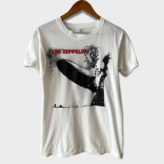 1984 Led Zeppelin Vintage Tour Band Rock Tee Shir… - image 1