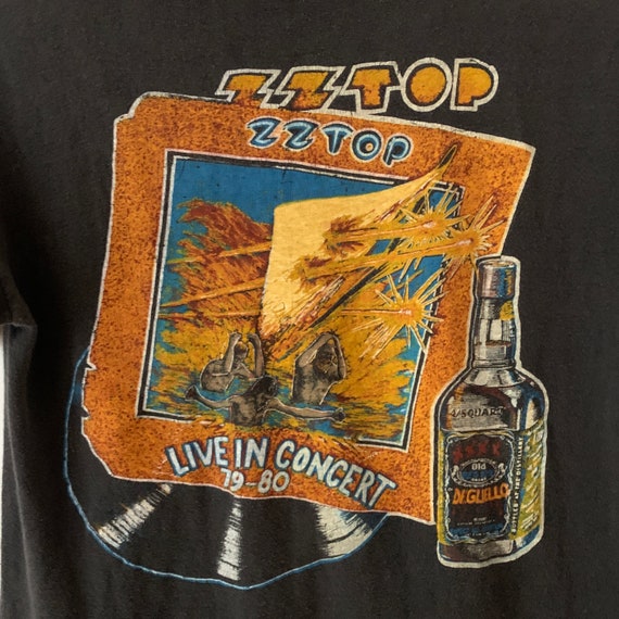 1979 ZZ Top Vintage Tour Band Rock Tee Shirt 70s 1970… Gem