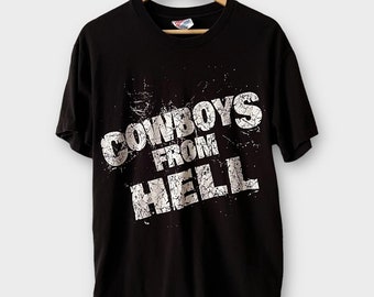 Vintage 2000s Pantera Cowboys From Hell Rock Band T-shirt Size L