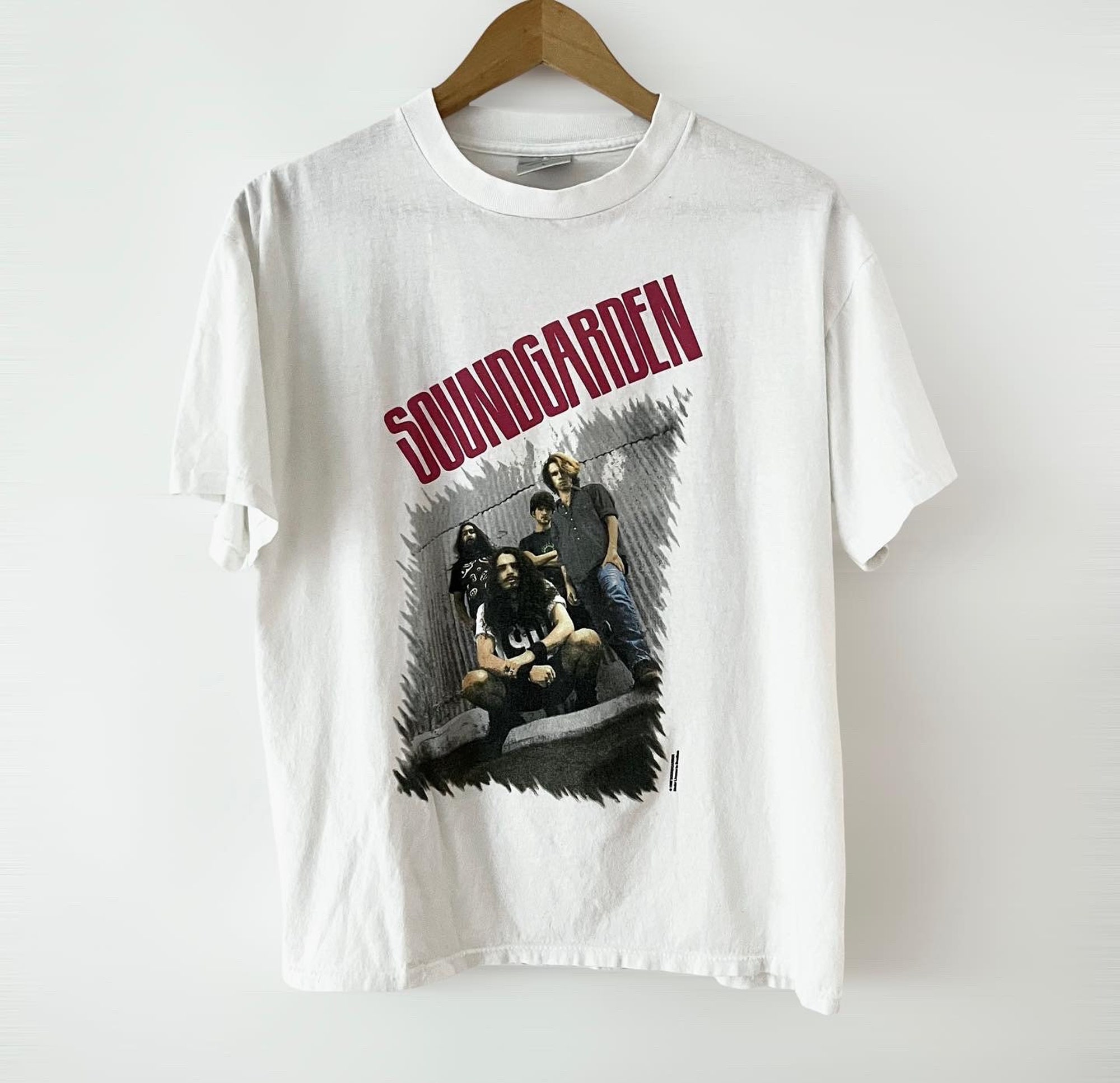 Soundgarden  Band Grunge Rock Promo Tee Shirt