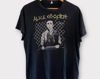 1980 Alice Cooper Vintage Tour Band Rock Tee Shirt 80s 1980s