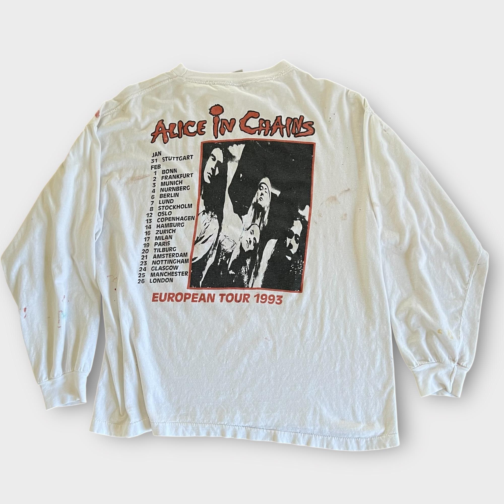 1993 Alice in Chains European Tour Vintage Grunge Band Long 1993 Alice in Chains European Tour Vintage Grunge Band Long