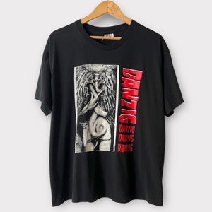 1993 Danzig Vintage Tour Band Punk Rock Tee Shirt 90s 1990s Misfits
