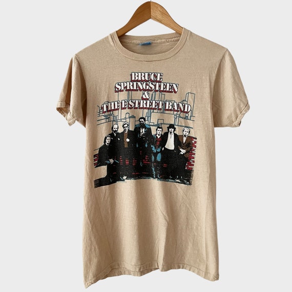 1980 Bruce Springsteen Vintage Tour Band Rock Tee Shi… Gem