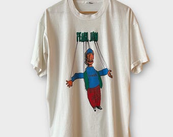 1994 Pearl Jam "Freak" Vintage Band Tour Grunge Rock Tee Shirt 90s 1990s