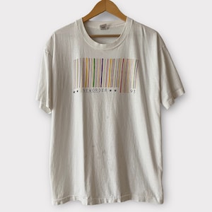 1993 New Order Vintage New Wave Band Tour Tee Shirt 90s 1990s Joy Division
