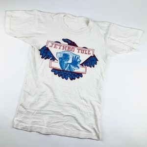 1970s Jethro Tull Vintage Tour Band Rock Tee Shirt 70s