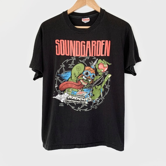 1991 Soundgarden Vintage Tour Band Rock Tee Shirt